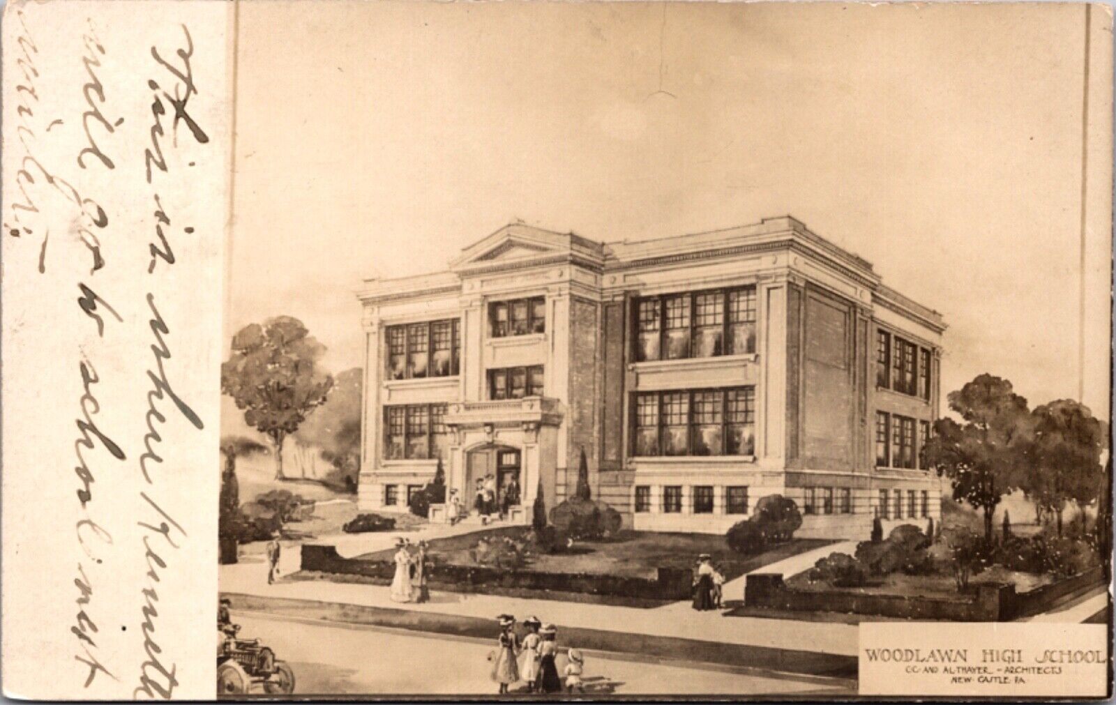 RPPC CC and Al Thayer Architect Rendering Woodlawn High School in Pennsylvania