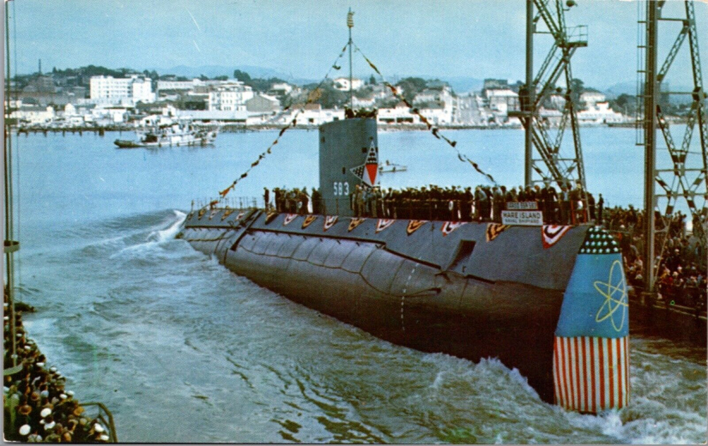 Sargo Submarine Built Launched at Mare Island Navy Shipyards Vallejo California