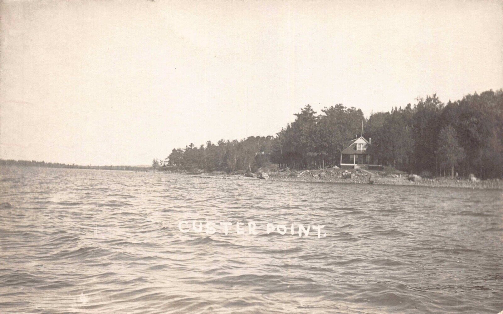 RP Postcard Custer Point at Sylvan Lake Custer State Park South Dakota~130493