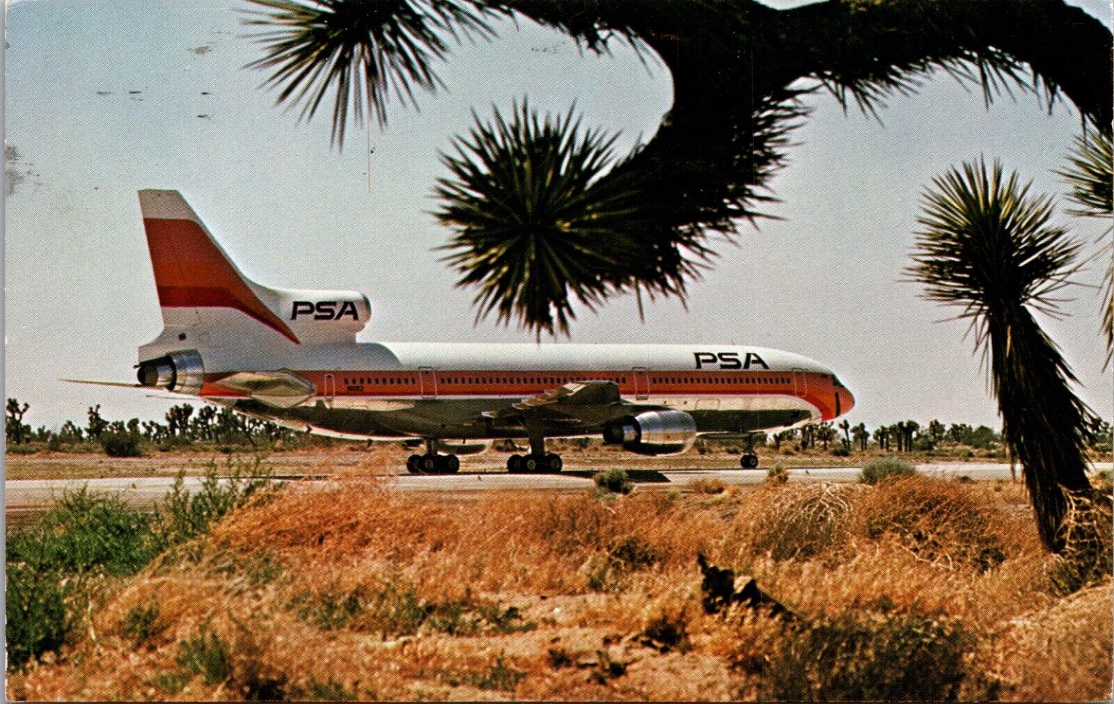 Advertising PC PSA Pacific Southwest Airlines L-1011 TriStar Southern California