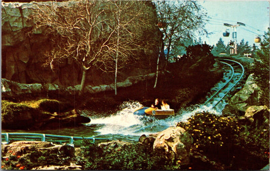 Disneyland Postcard Bobsled Run Icy Matterhorn Mountain