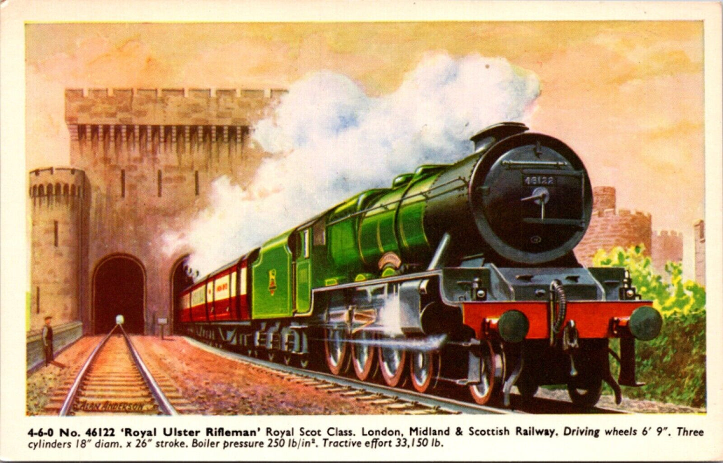 4-6-0 No. 46122 Royal Ulster Rifleman Royal Scot Class London Midland Scottish