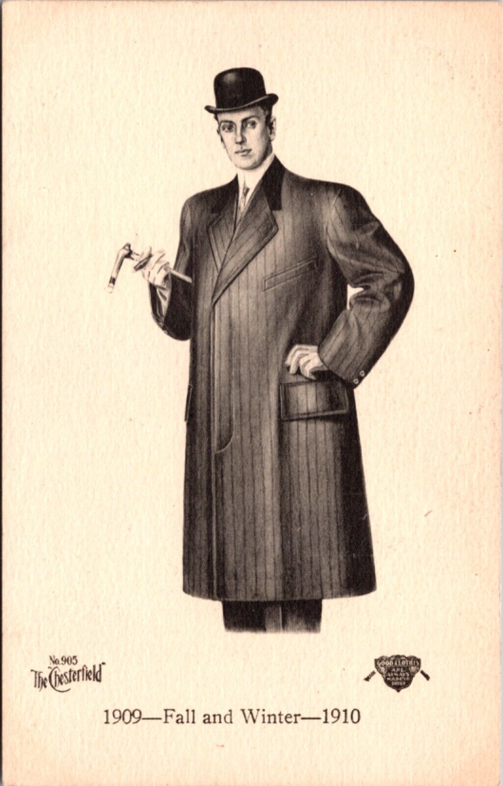 Strauss Brothers' National Tailoring Service No. 905 The Chesterfield Overcoat