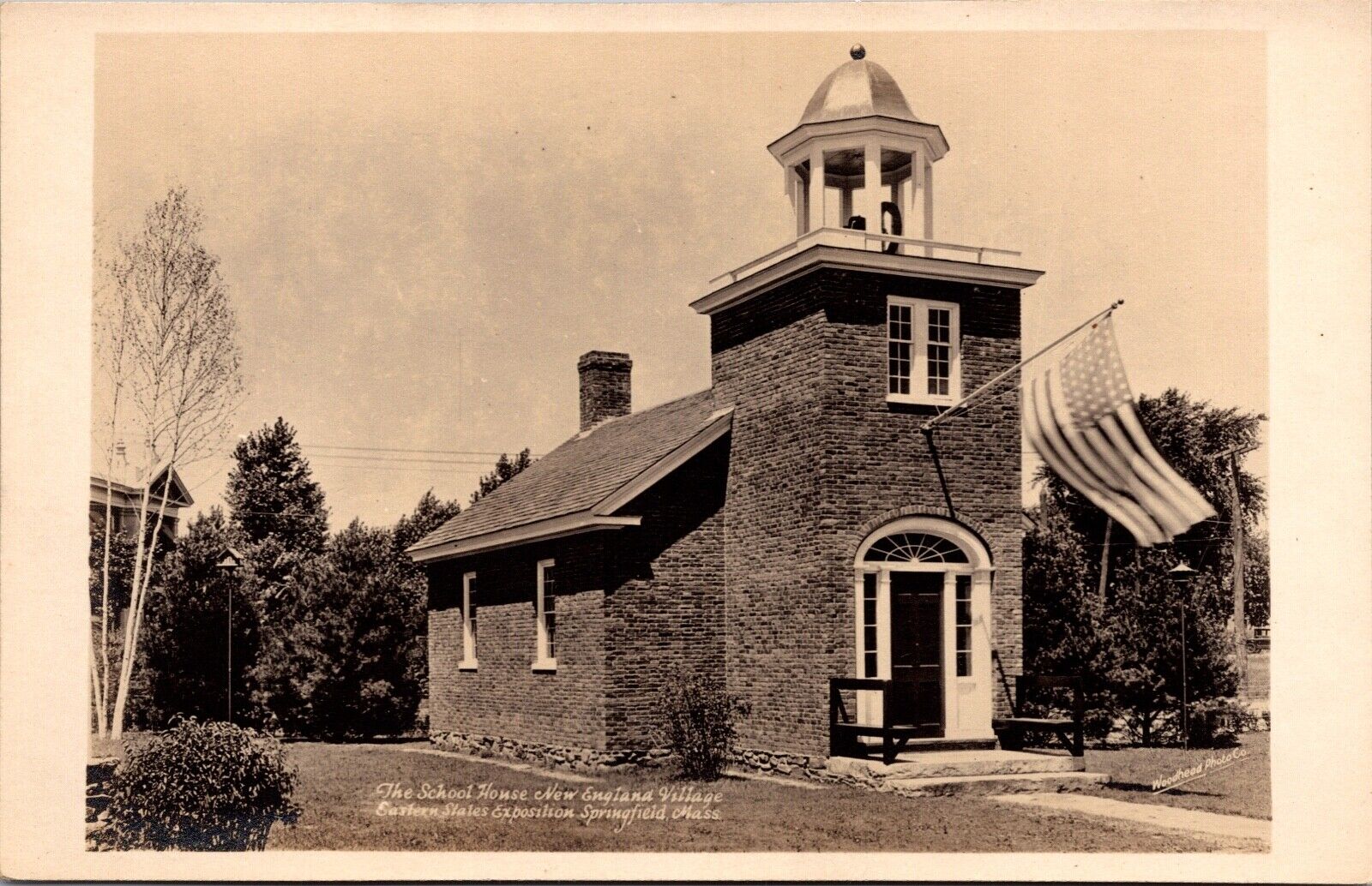 RPPC The School House New England Village Exposition Springfield Massachusetts