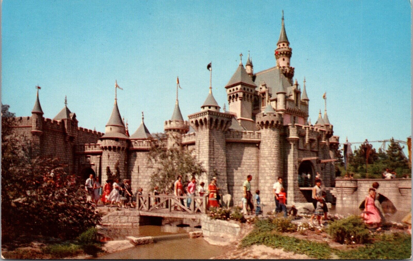 Disneyland Postcard Sleeping Beauty's Castle Fantasyland