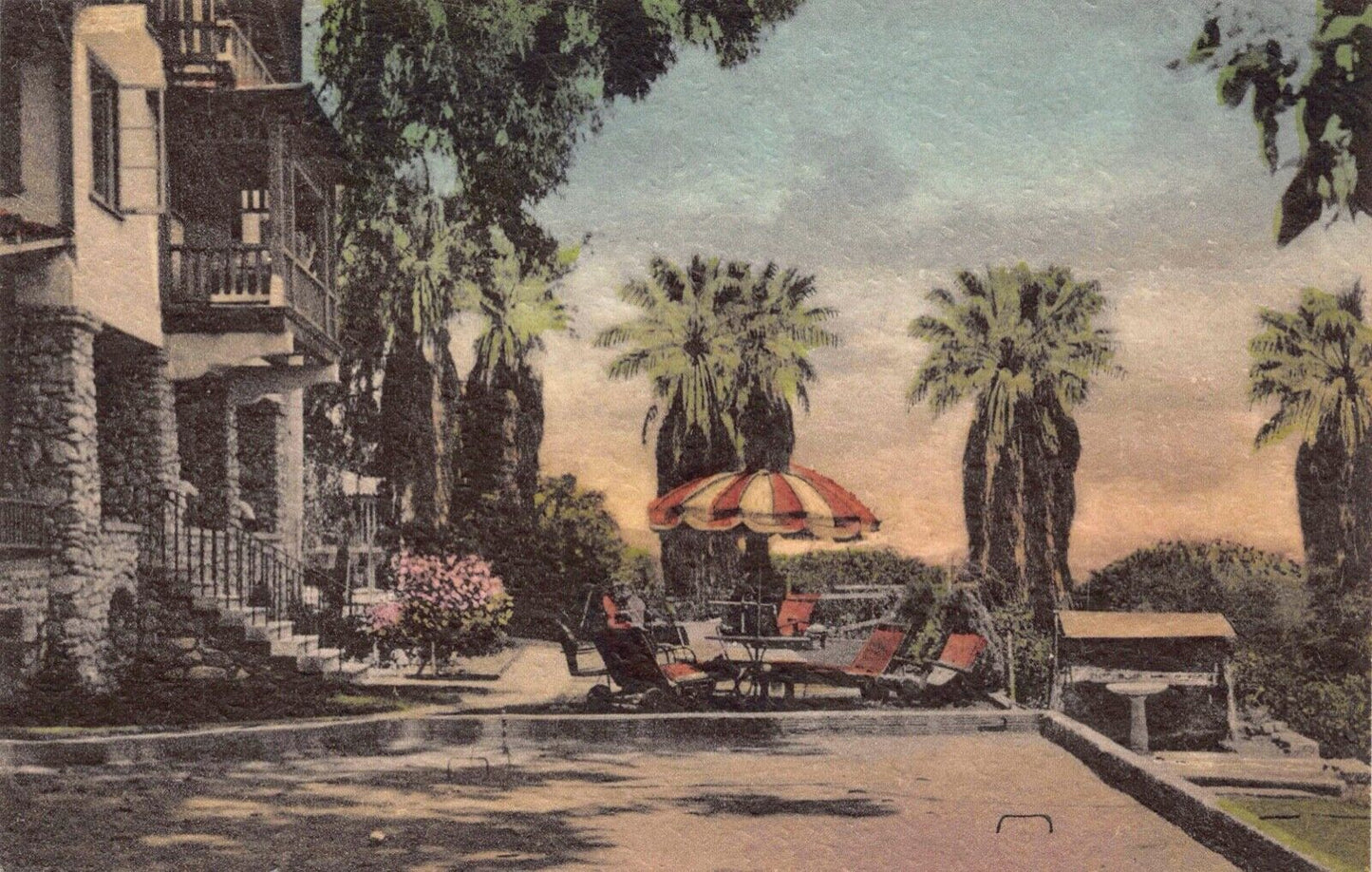 Two Tinted Postcards Glen Ivy Hot Springs in Corona, California~126244