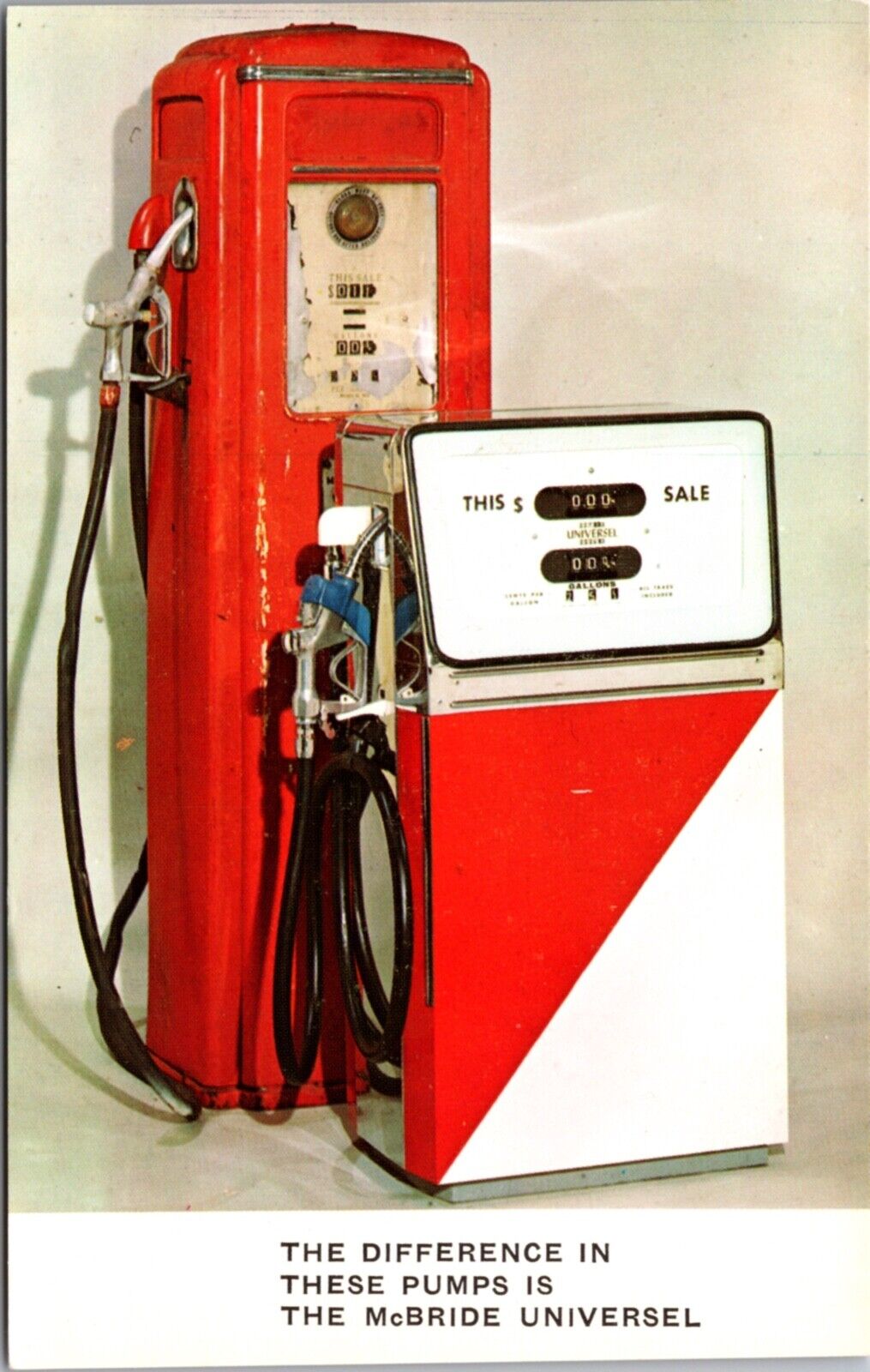 Advertising PC McBridge Universel Rebuilding and Restyling Gas Pumps Kentucky