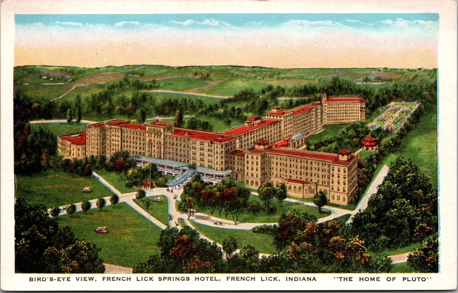 Two Postcards French Lick Springs Hotel in French Lick, Indiana~2772