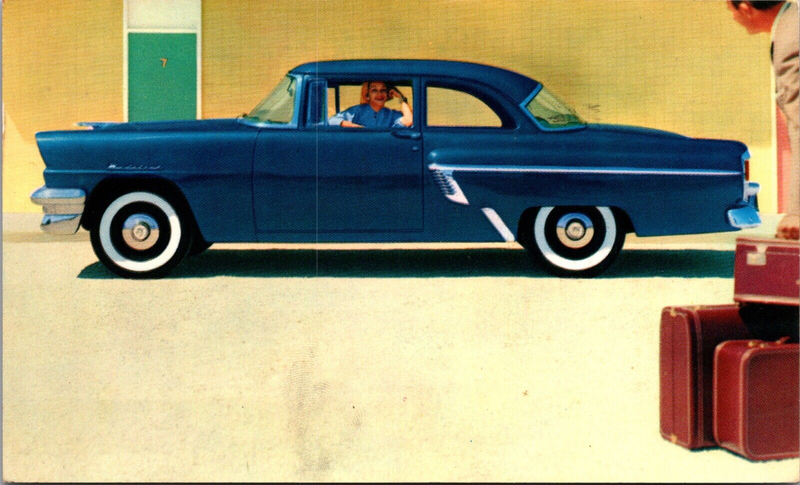 Advertising Postcard 1956 Mercury Medalist 2-Door Sedan