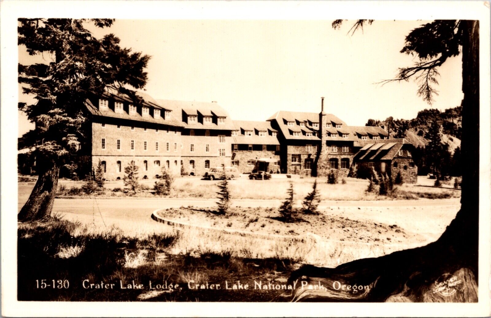 Three Real Photo Postcards Crater Lake Lodge at Crater LakeNational Park  Oregon