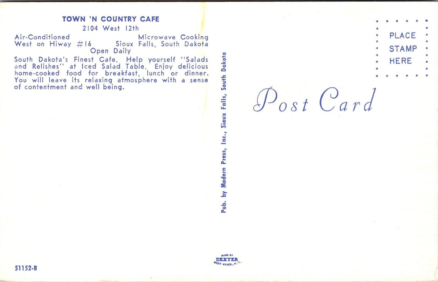 Three Postcards Town 'N Country Restaurant in Sioux Falls, South Dakota~135563