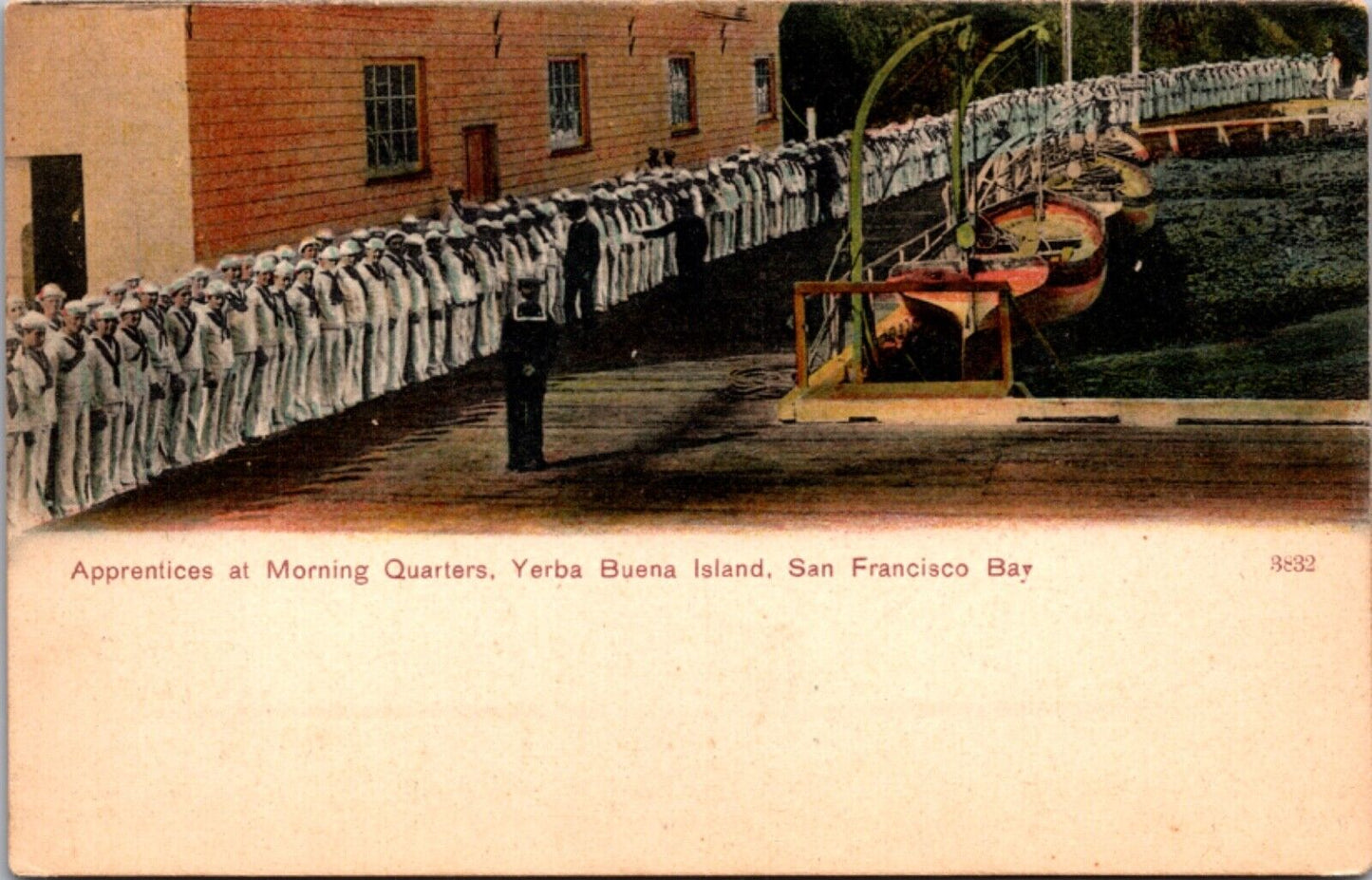 U.S.T.S. Apprentices Morning Quarter Yerba Buena Island San Francisco California