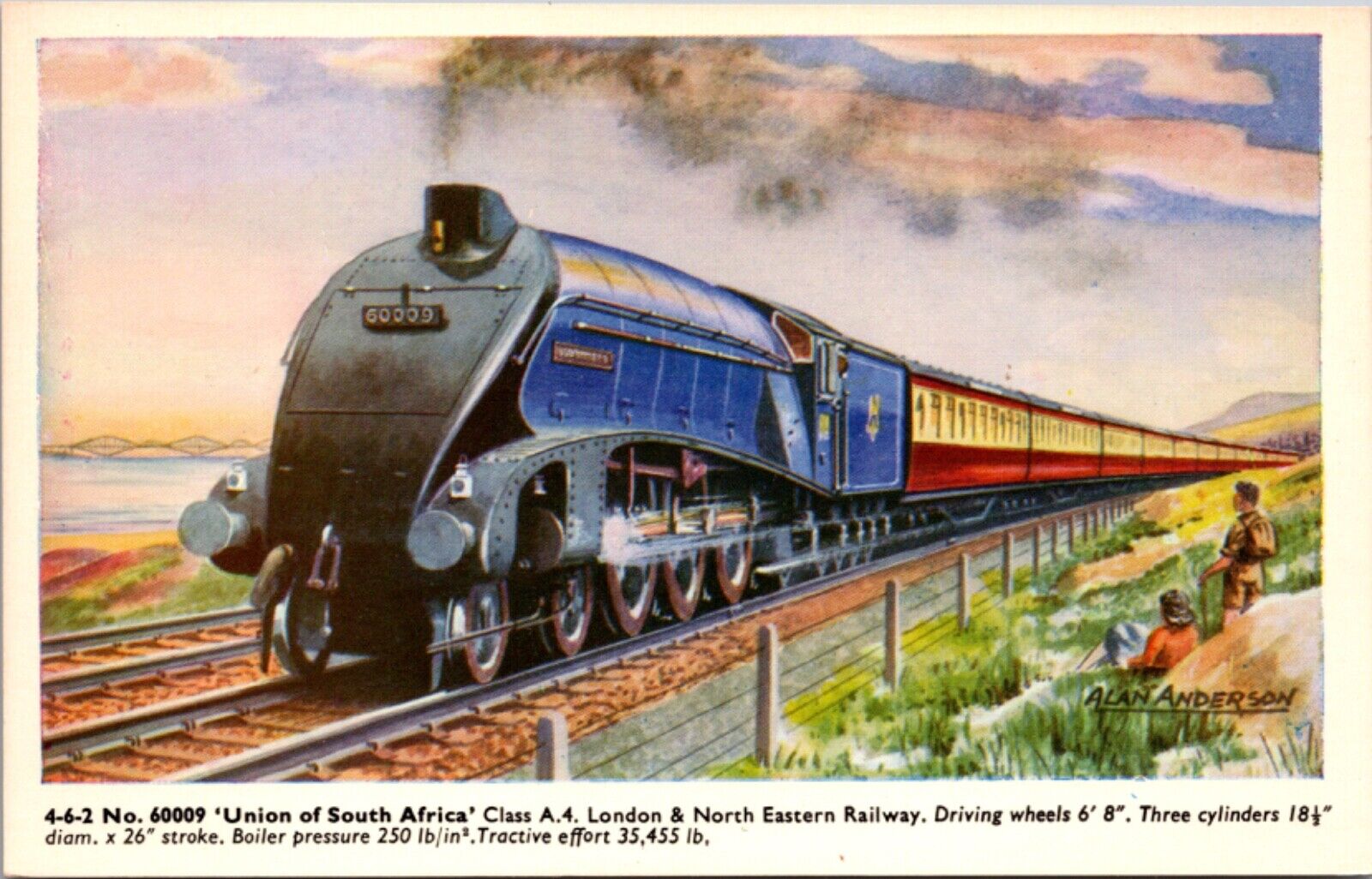 4-6-2 No. 60009 Union of South Africa Class A.4 London & North Eastern Railway