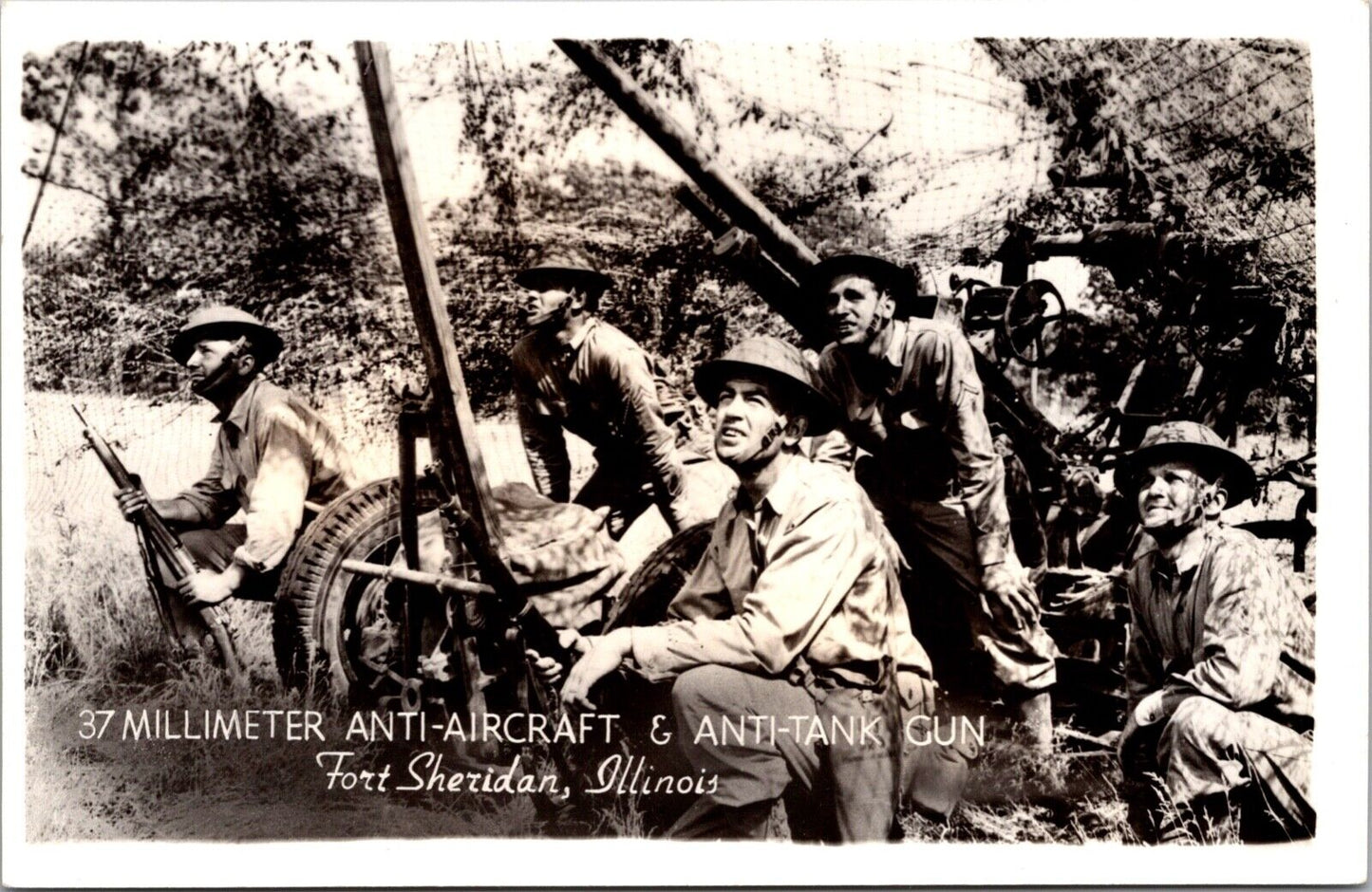 RPPC 37 Millimeter Anti-Aircraft and Anti-Tank Gun in Fort Sheridan, Illinois