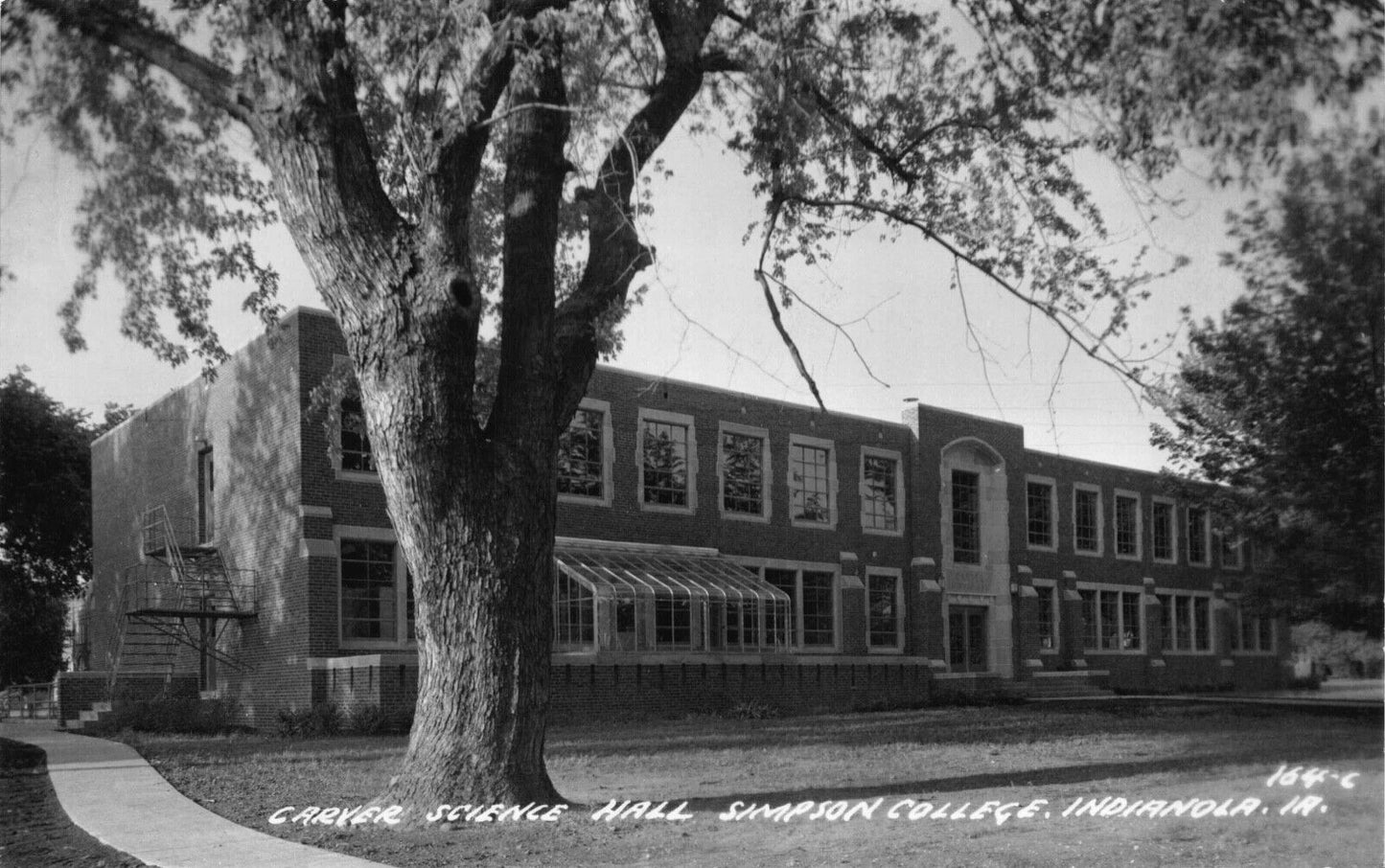 RP Postcard Carver Science Hall at Simpson College in Indianola, Iowa~122600