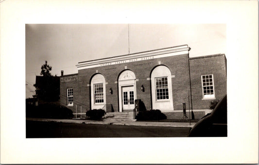 Real Photo Postcard United States Post Office Building in Danielson, Connecticut