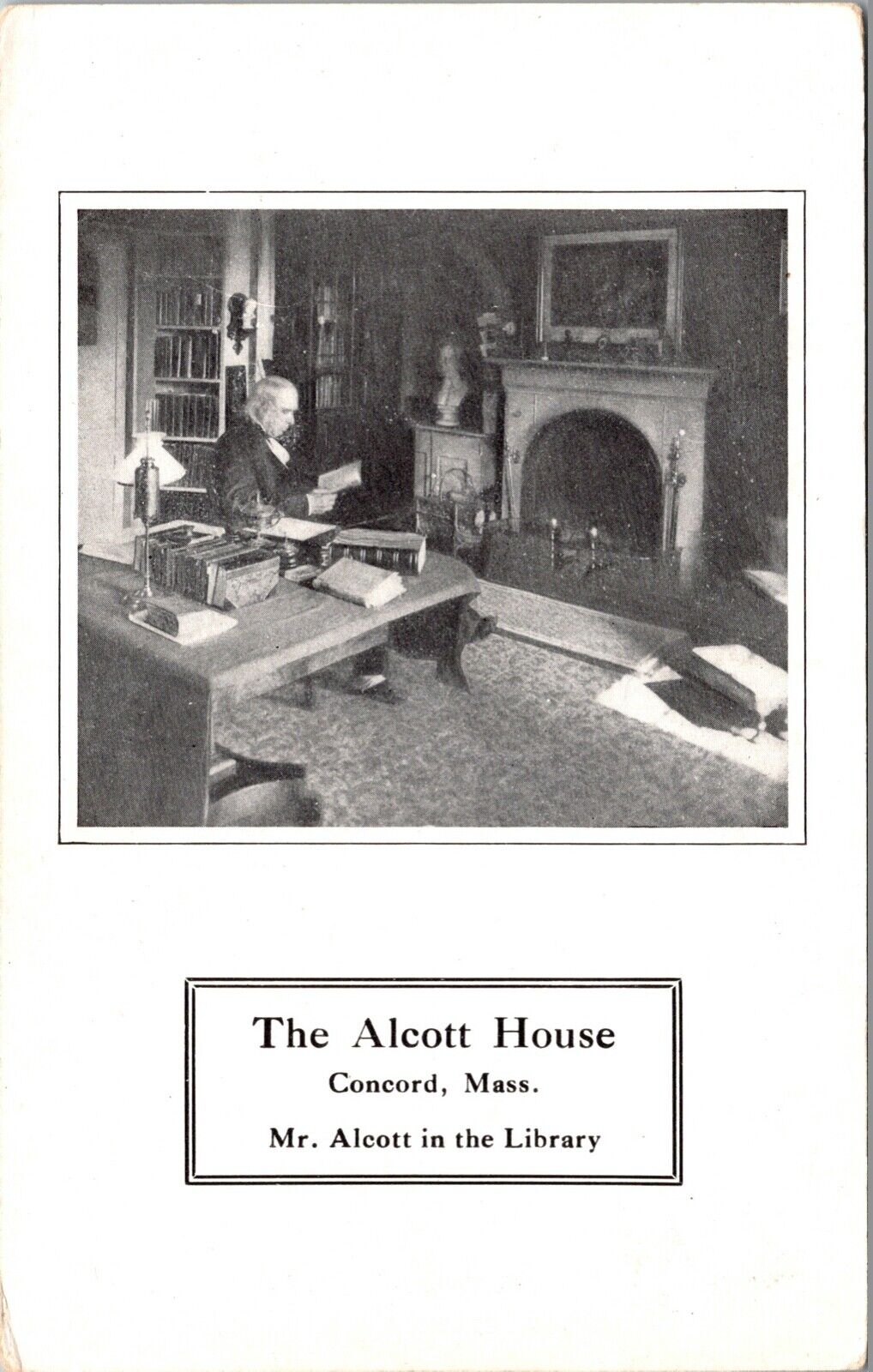 Two Postcards The Alcott House in Concord, Massachusetts~131886