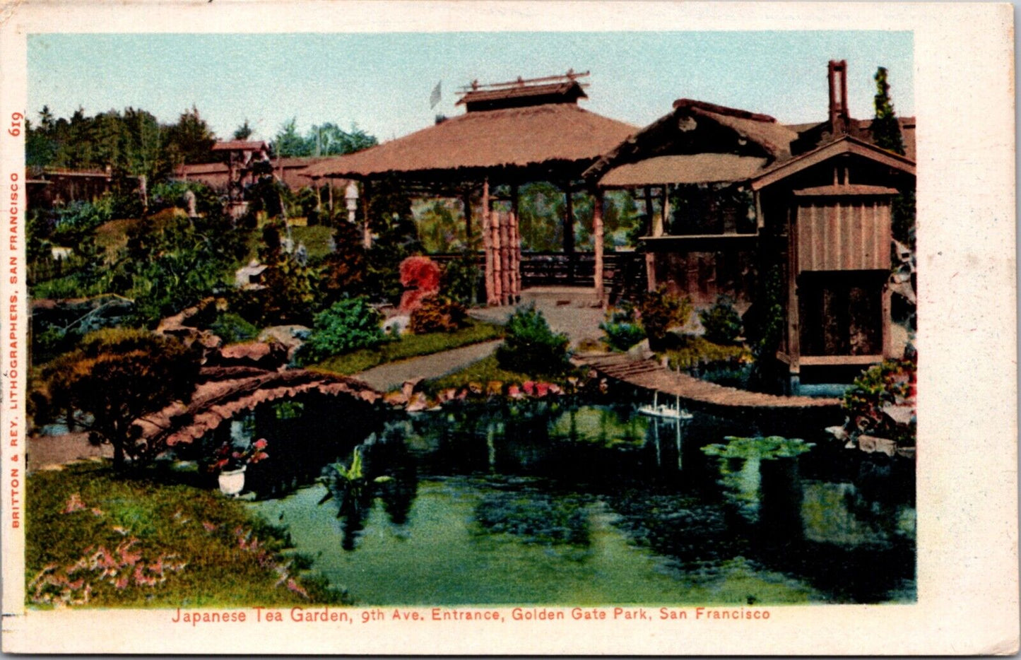 9th Ave Entrance Japanese Tea Garden Golden Gate Park San Francisco California