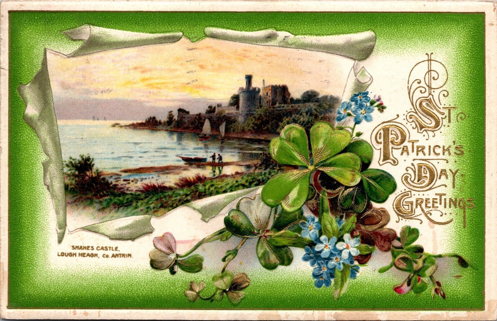 St. Patrick's Day PC Shanes Castle Lough Neagh County Antrim, Northern Ireland,