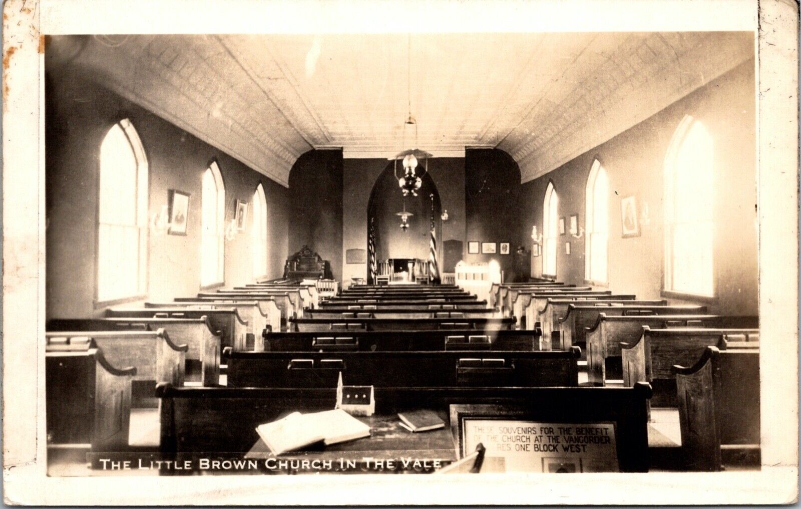 Two RP Postcards The Little Brown Church in the Vale in Nashua, Iowa~132204